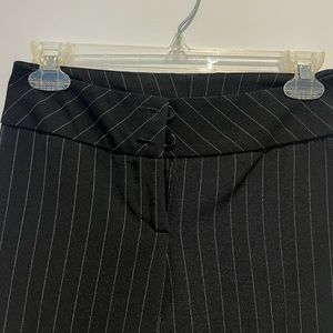 Pin striped trousers!